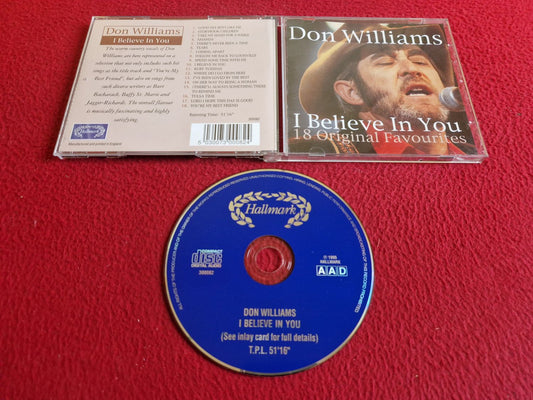 DON WILLIAMS I BELIEVE IN YOU CD