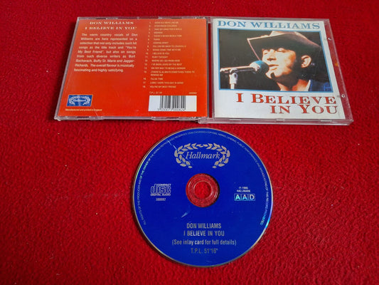 DON WILLIAMS I BELIEVE IN YOU CD