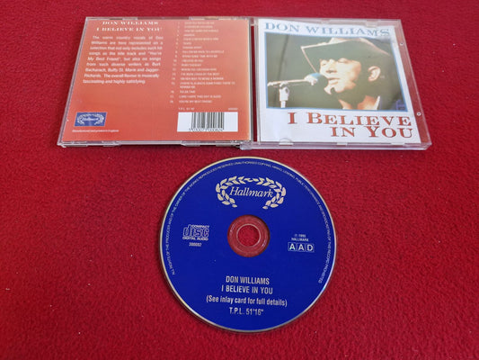 DON WILLIAMS I BELIEVE IN YOU till CD