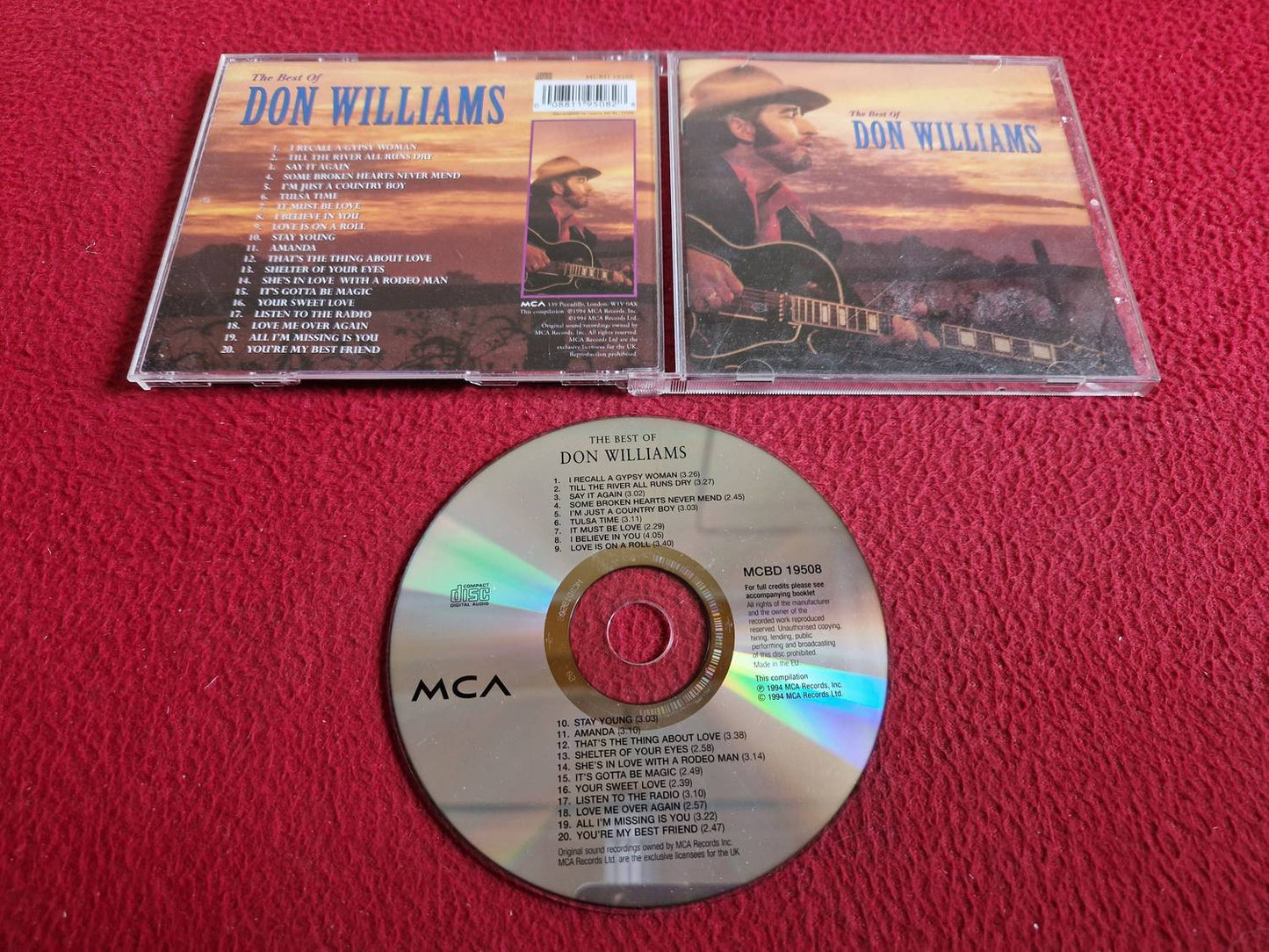 DON WILLIAMS THE BEST OF CD
