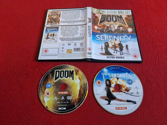DOOM EXTENDED EDITION / SERENITY - 2 FILM BOXSET DVD