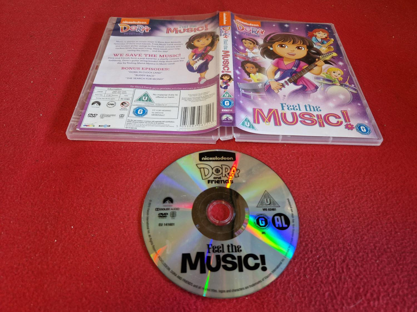 DORA AND FRIENDS FEEL THE MUSIC till DVD