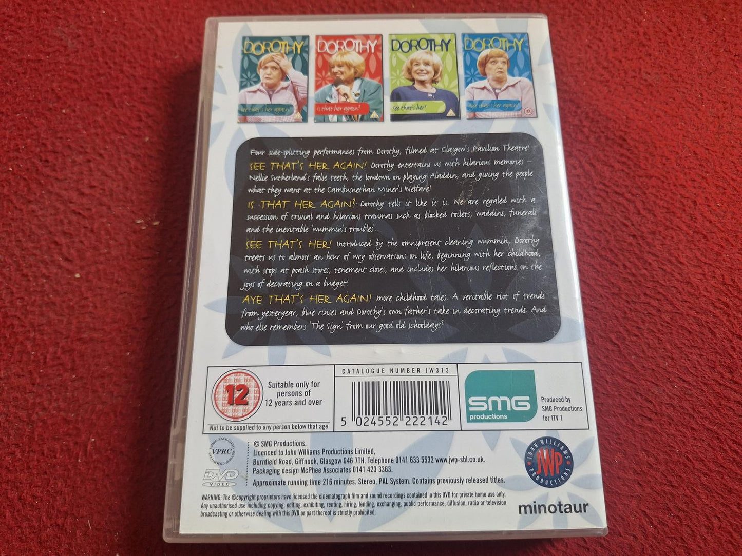 DOROTHY BOX DVD