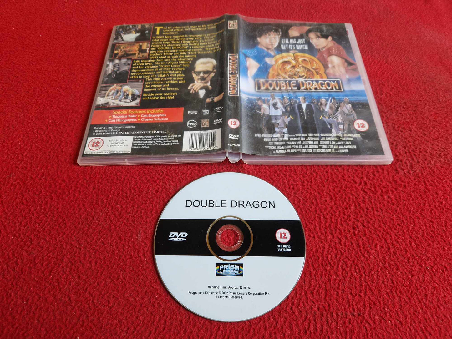 DOUBLE DRAGON DVD