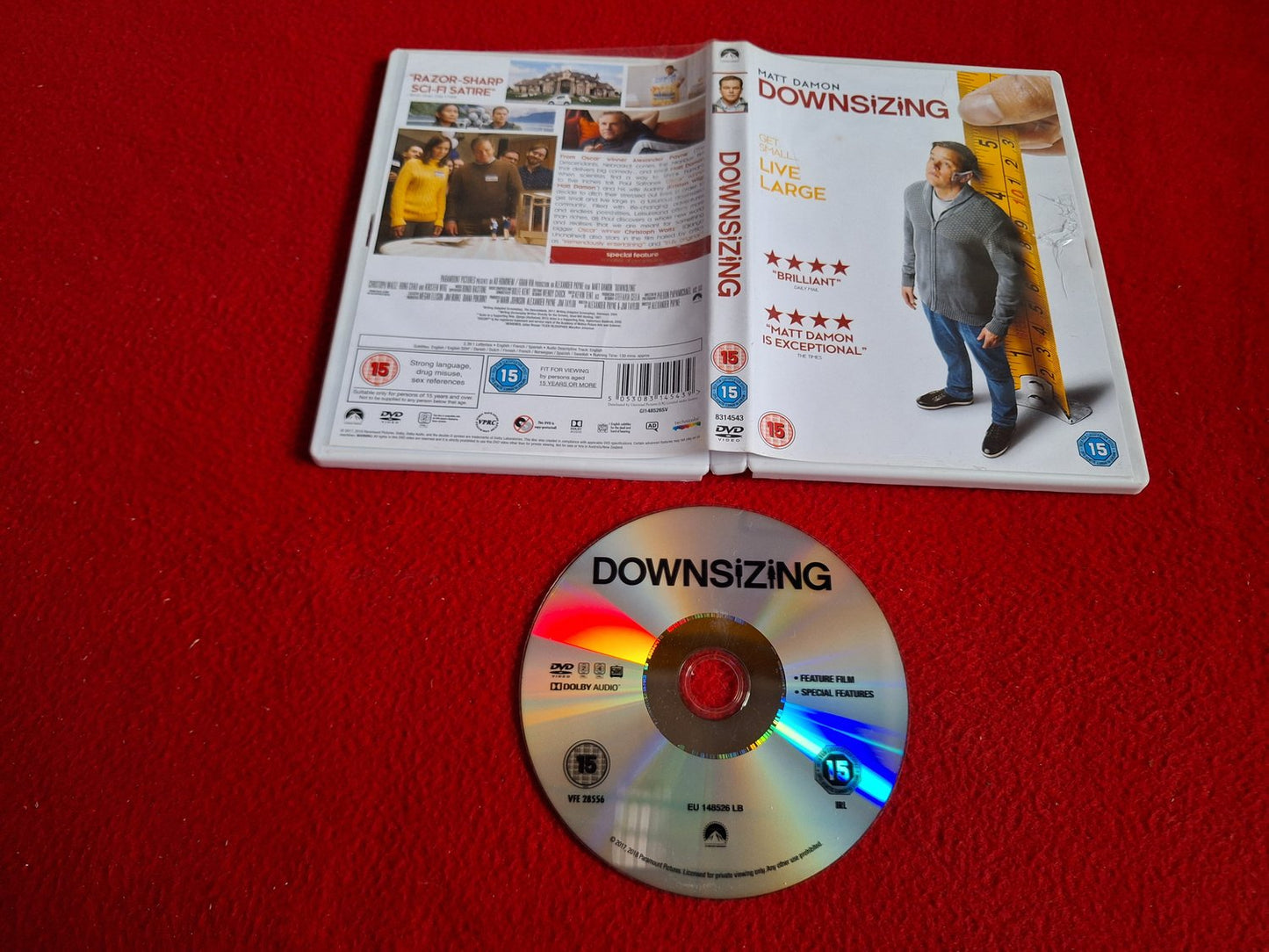 DOWNSIZING DVD