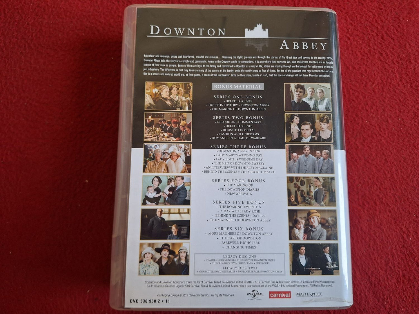 DOWNTON ABBEY SERIES 1 - 6 BOX DVD
