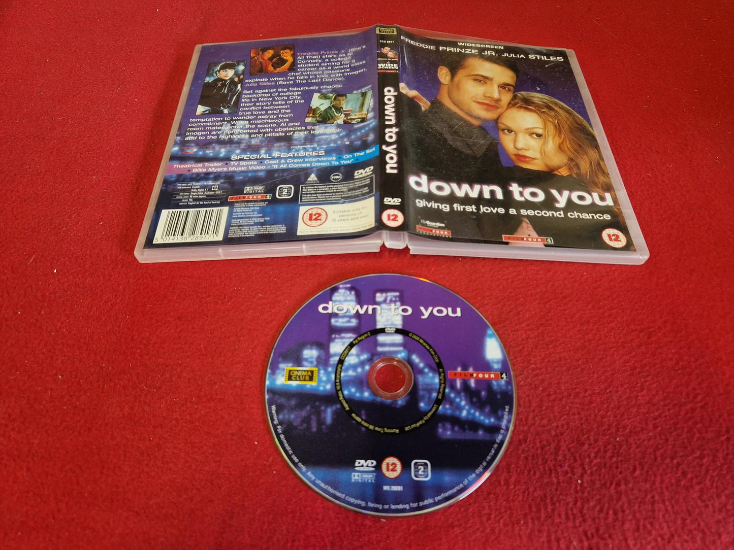 DOWN TO YOU till DVD