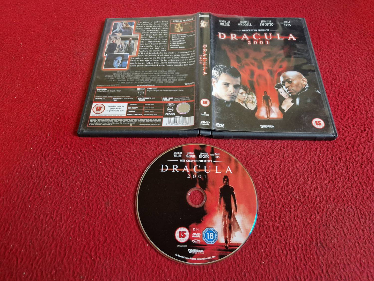 DRACULA 2001 DVD