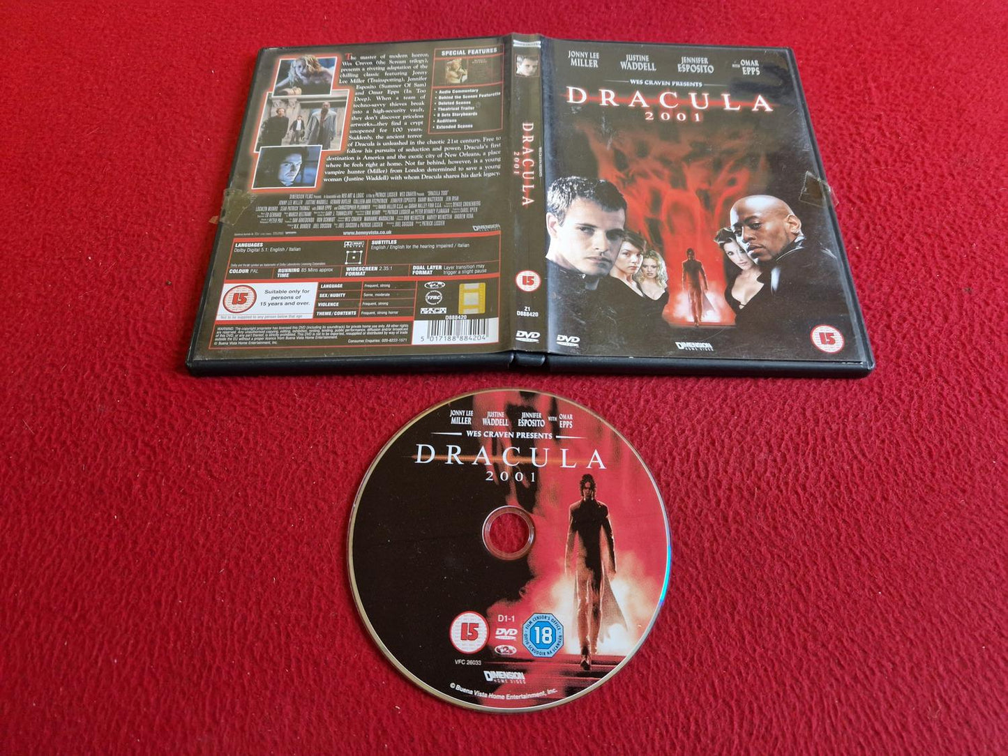 DRACULA 2001 DVD