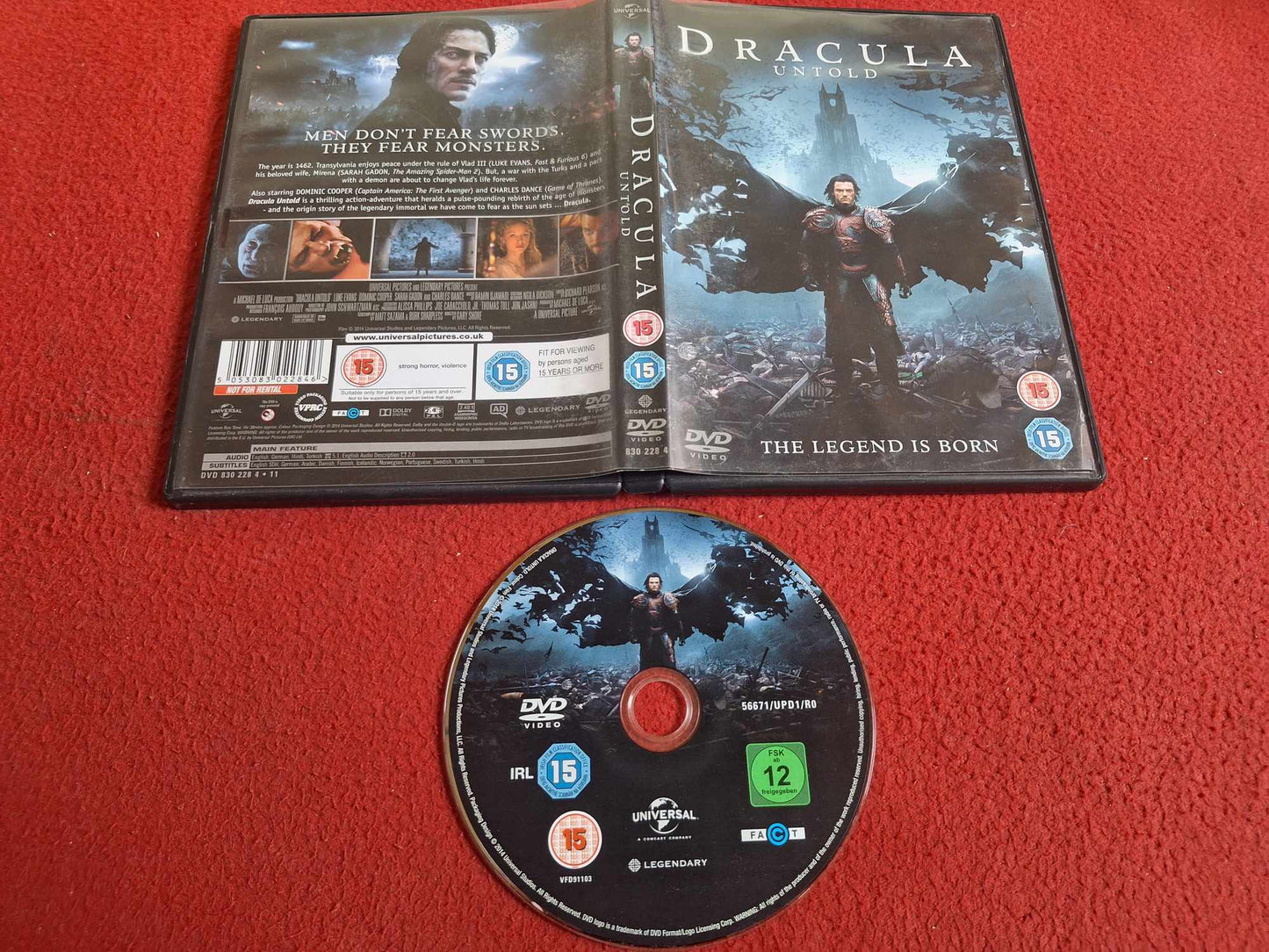 DRACULA UNTOLD DVD