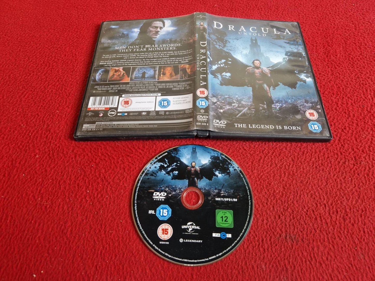 DRACULA UNTOLD DVD