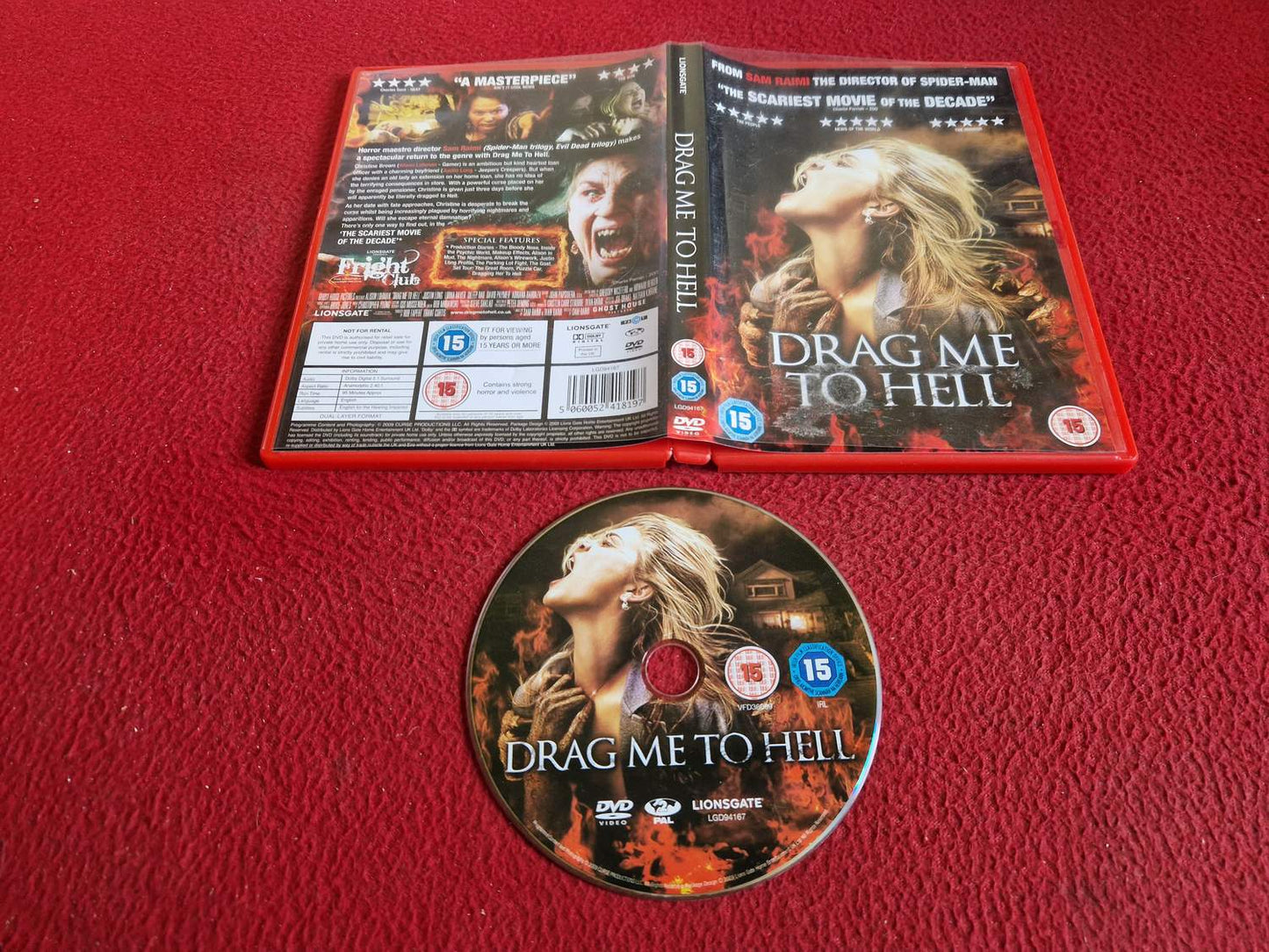 DRAG ME TO HELL DVD