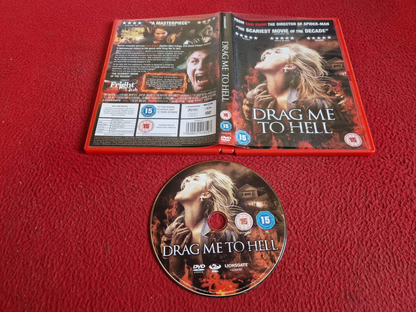 DRAG ME TO HELL DVD
