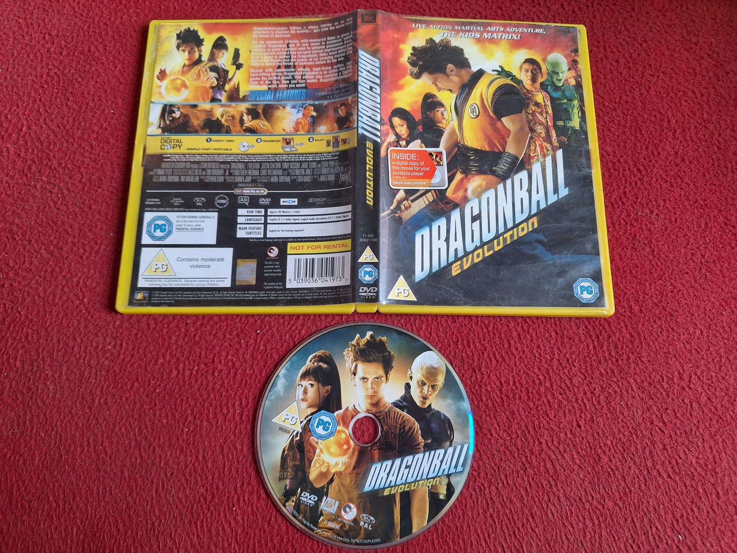 DRAGONBALL EVOLUTION [ ENGELSK TEXT ] DVD