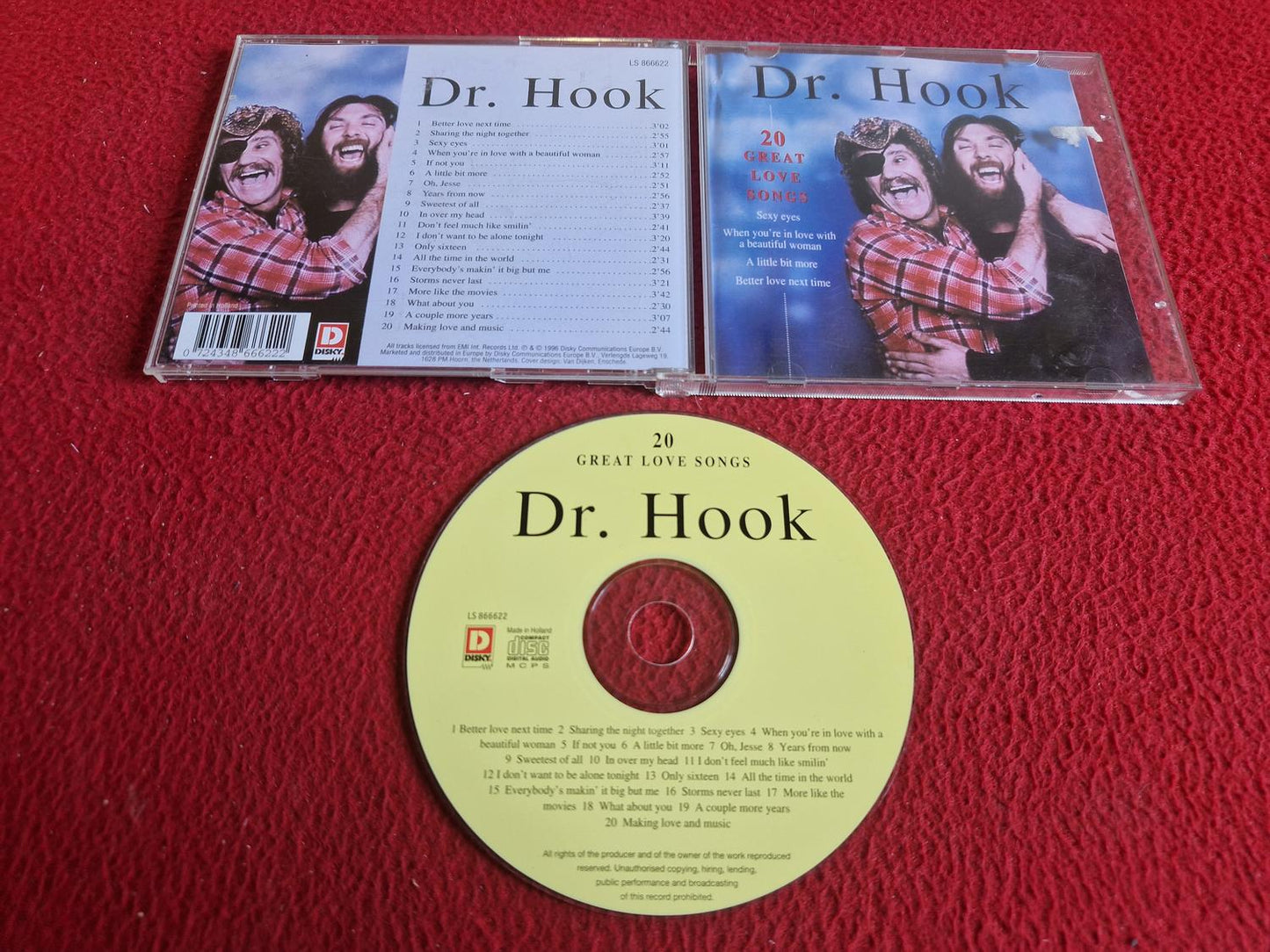 DR. HOOK 20 GREAT LOVE SONGS CD