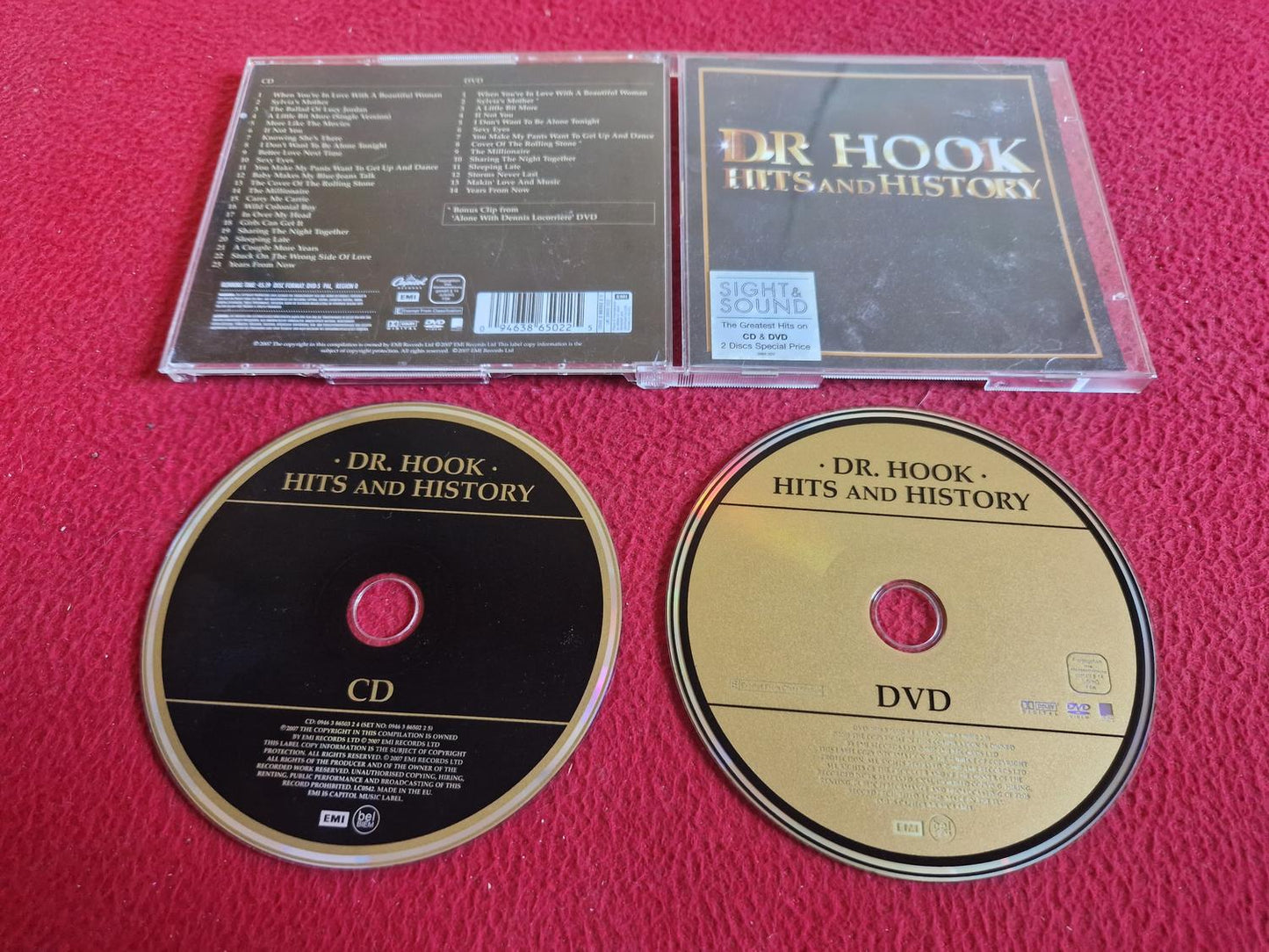 DR HOOK HITS AND HISTORY CD / DVD