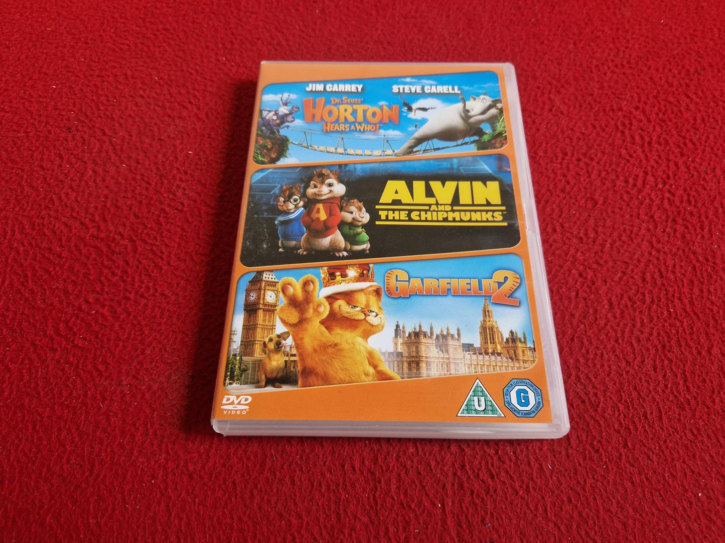 DR. SEUSS HORTON HEARS A WHO / ALVIN & THE CHIPMUNKS / GARFIELD 2 BOX DVD