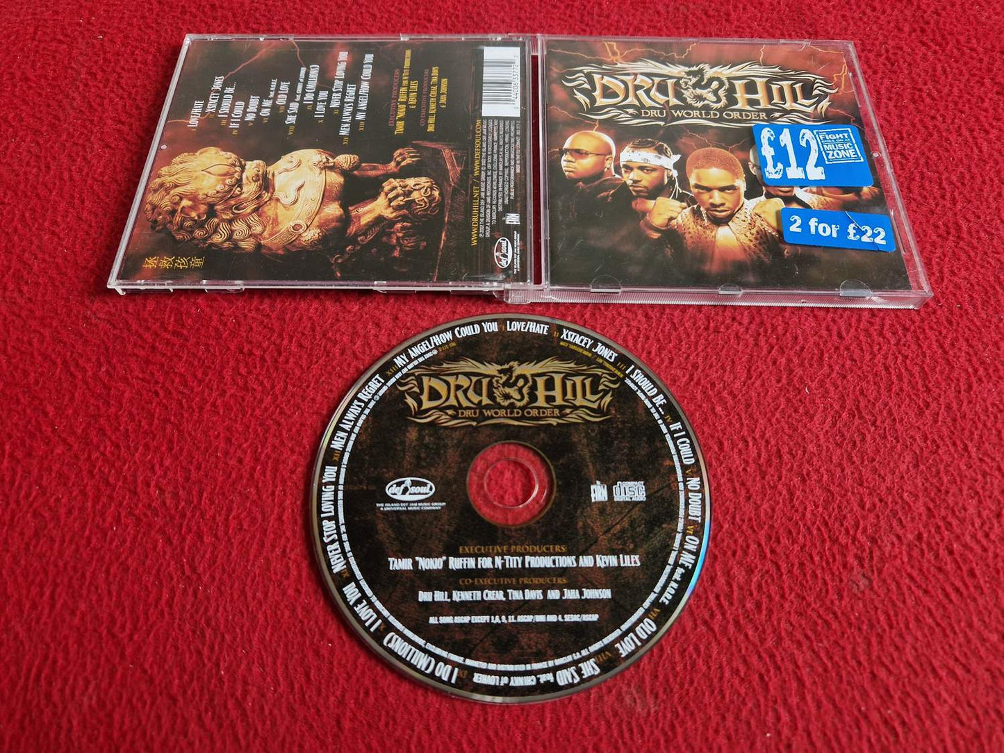 DRU HILL DRU WORLD ORDER CD