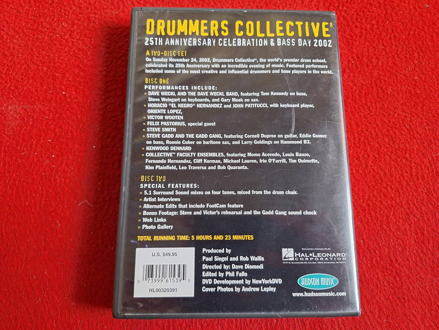 DRUMMERS COLLECTIVE 25TH ANNIVERSARY CELEBRATION & BASS DAY 2002 BOX DVD