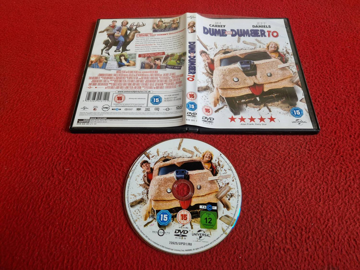DUMB AND DUMBER TO DVD