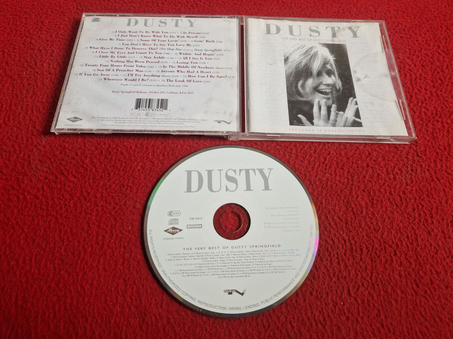 DUSTY SPRINGFIELD DUSTY THE VERY BEST OF CD