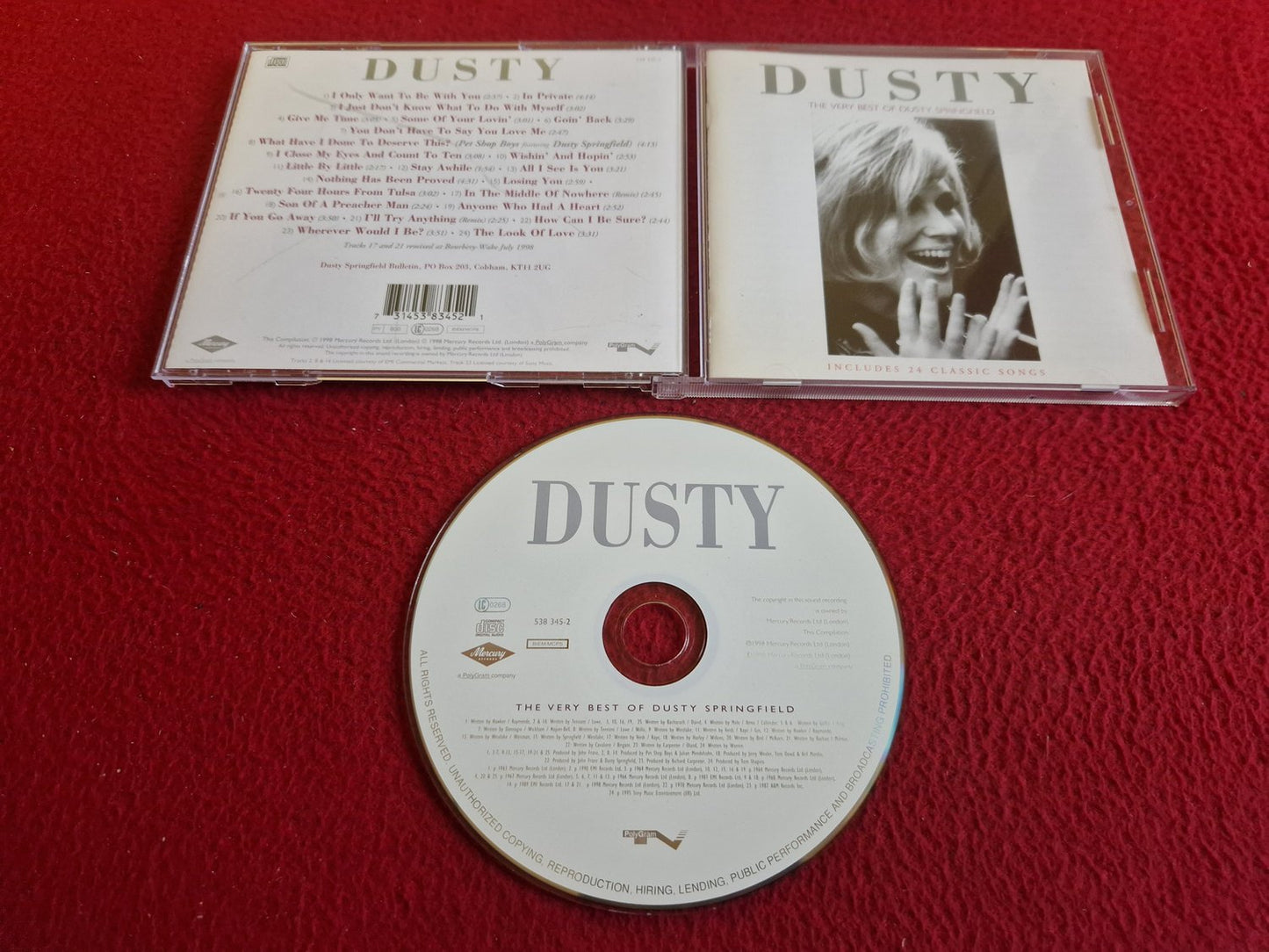DUSTY SPRINGFIELD DUSTY THE VERY BEST OF CD