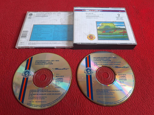 DVORAK SYMPHONIES 7,8 & 9 CARNIVAL OVERTURE CD BOX