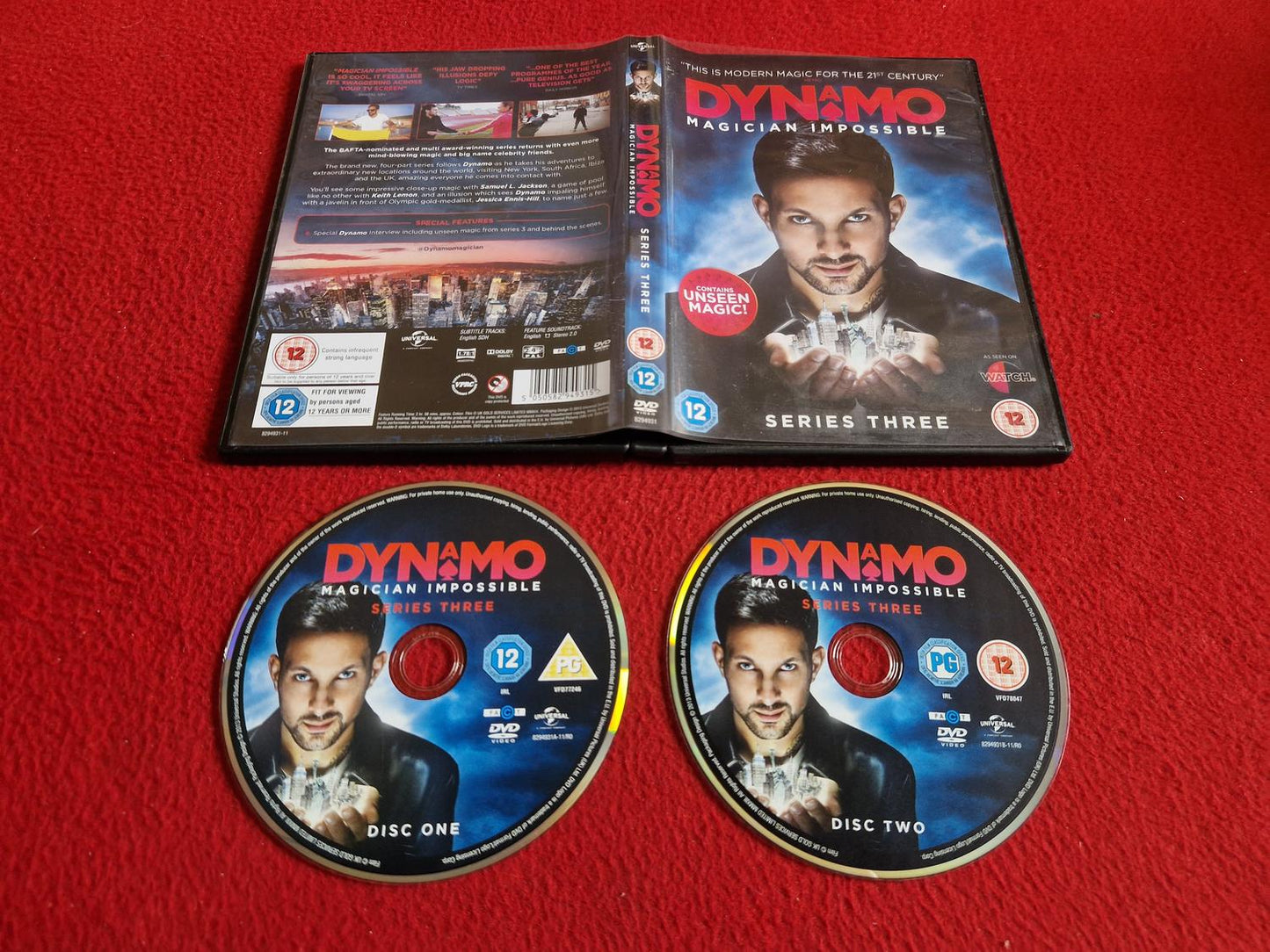 DYNAMO MAGICIAN IMPOSSIBLE SERIES 3 DVD