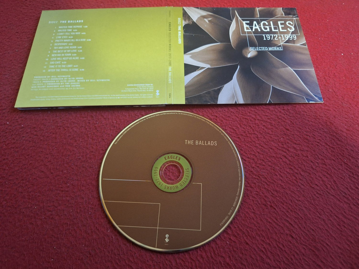 EAGLES 1972 - 1999 DISC 2 THE BALLADS CD