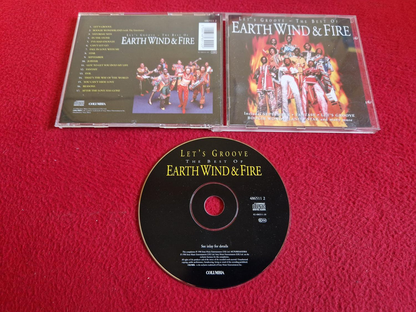 EARTH WIND & FIRE LET'S GROOVE THE BEST OF CD