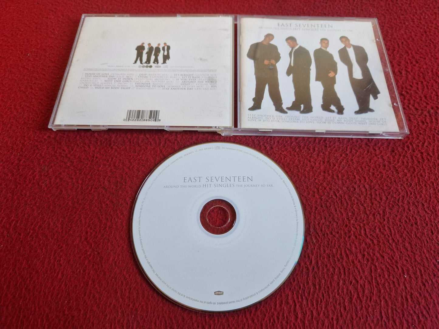 EAST SEVENTEEN AROUND THE WORLD HIT SINGLES THE JOURNEY SO FAR CD