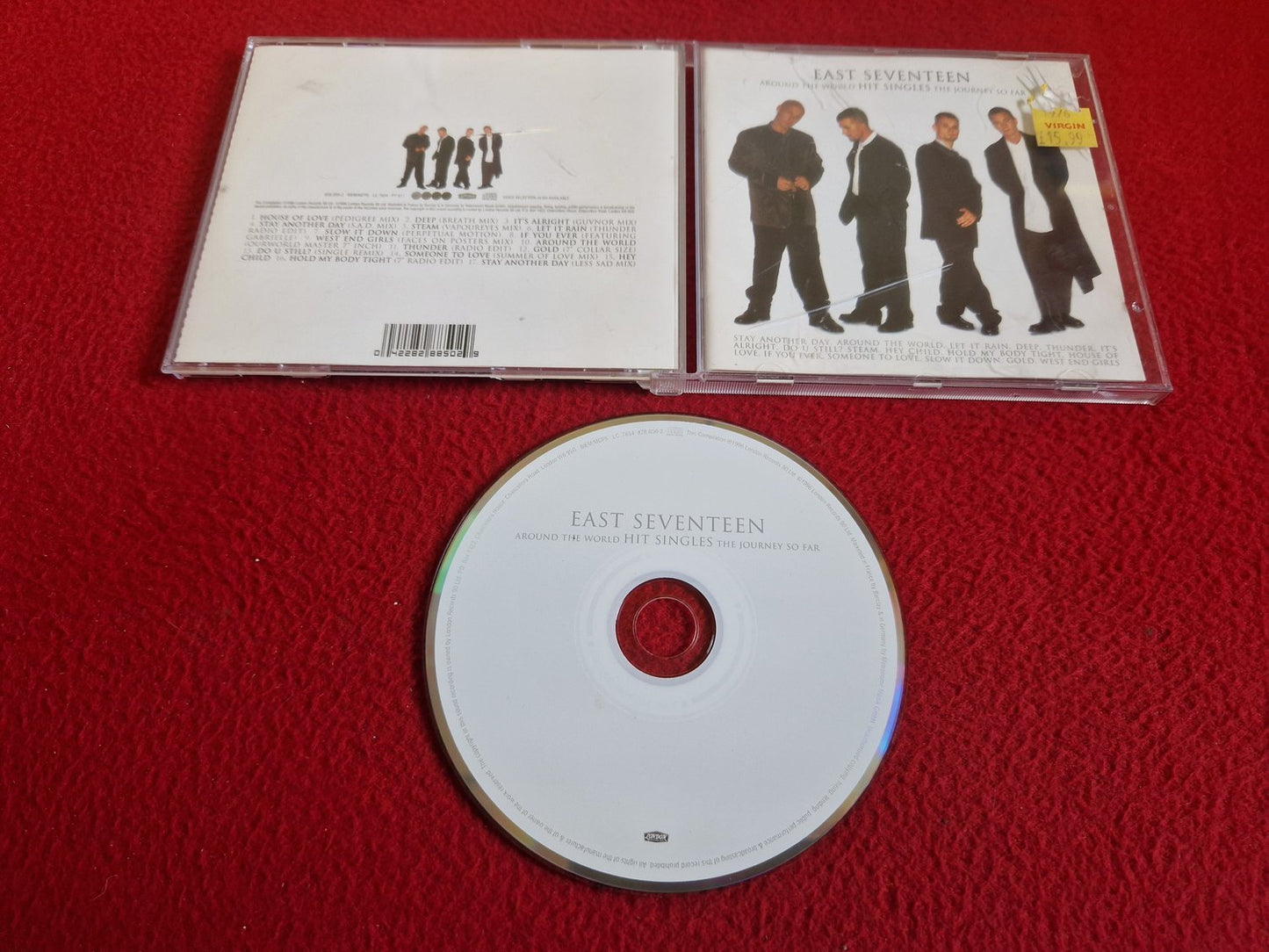 EAST SEVENTEEN AROUND THE WORLD HIT SINGLES THE JOURNEY SO FAR CD