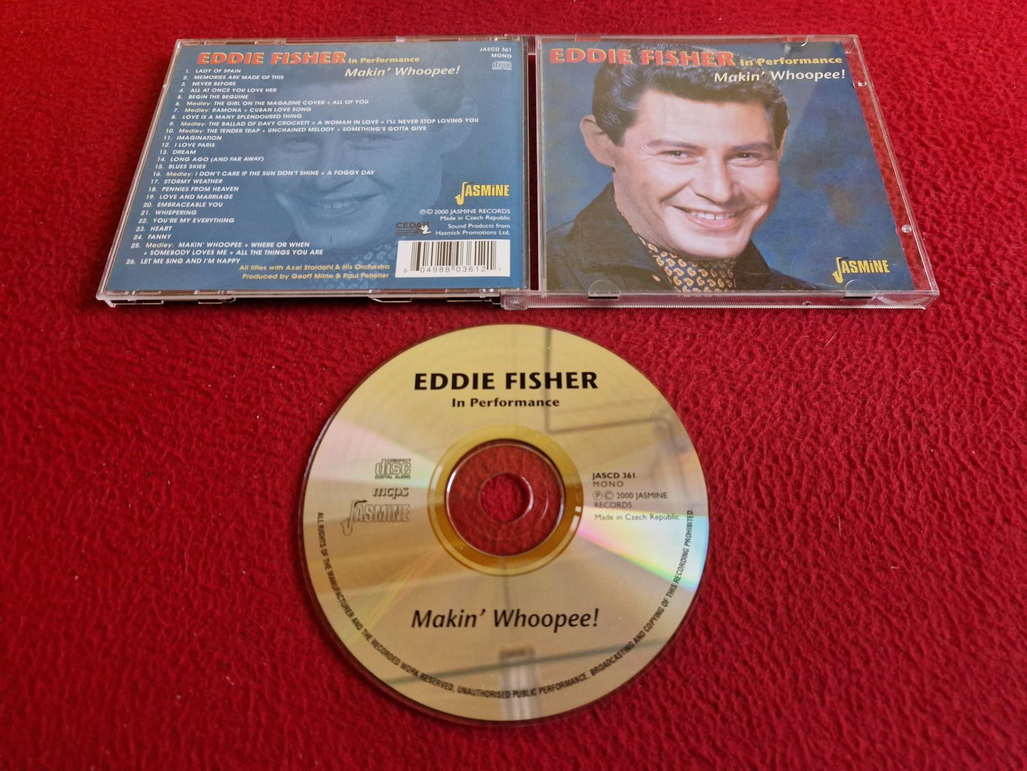 EDDIE FISHER IN PERFORMANCE MAKIN' WHOOPEE! CD