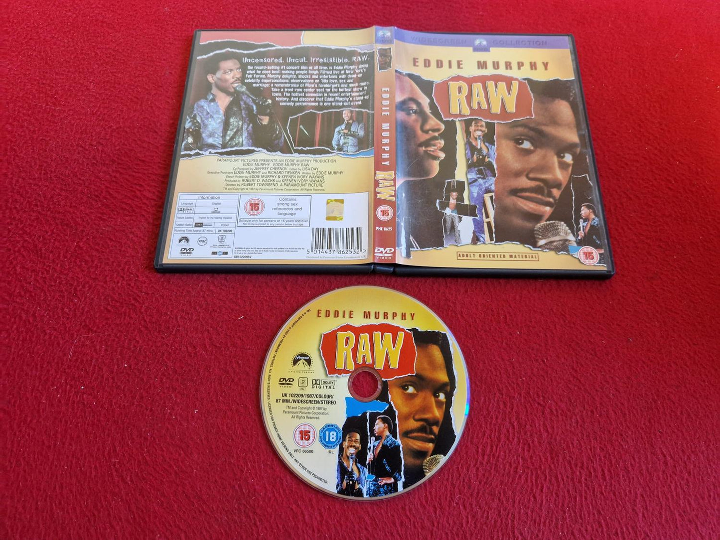EDDIE MURPHY RAW DVD