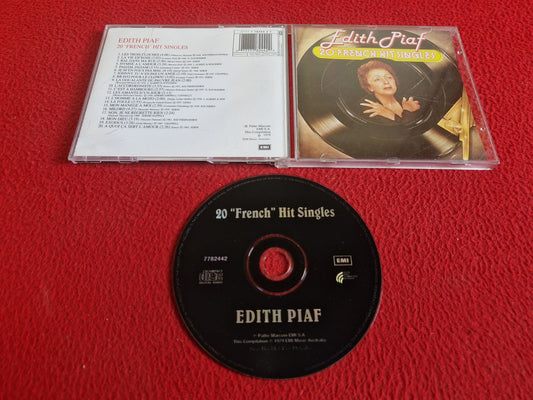 EDITH PIAF 20 FRENCH HIT SINGLES CD