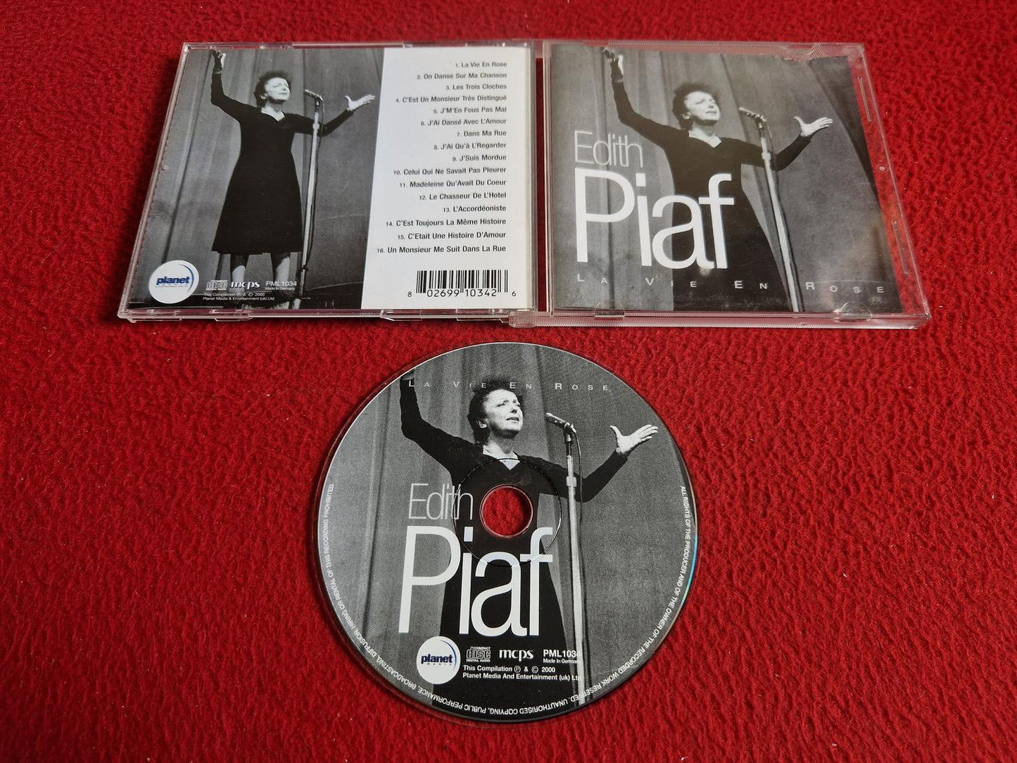 EDITH PIAF LA VIE EN ROSE CD