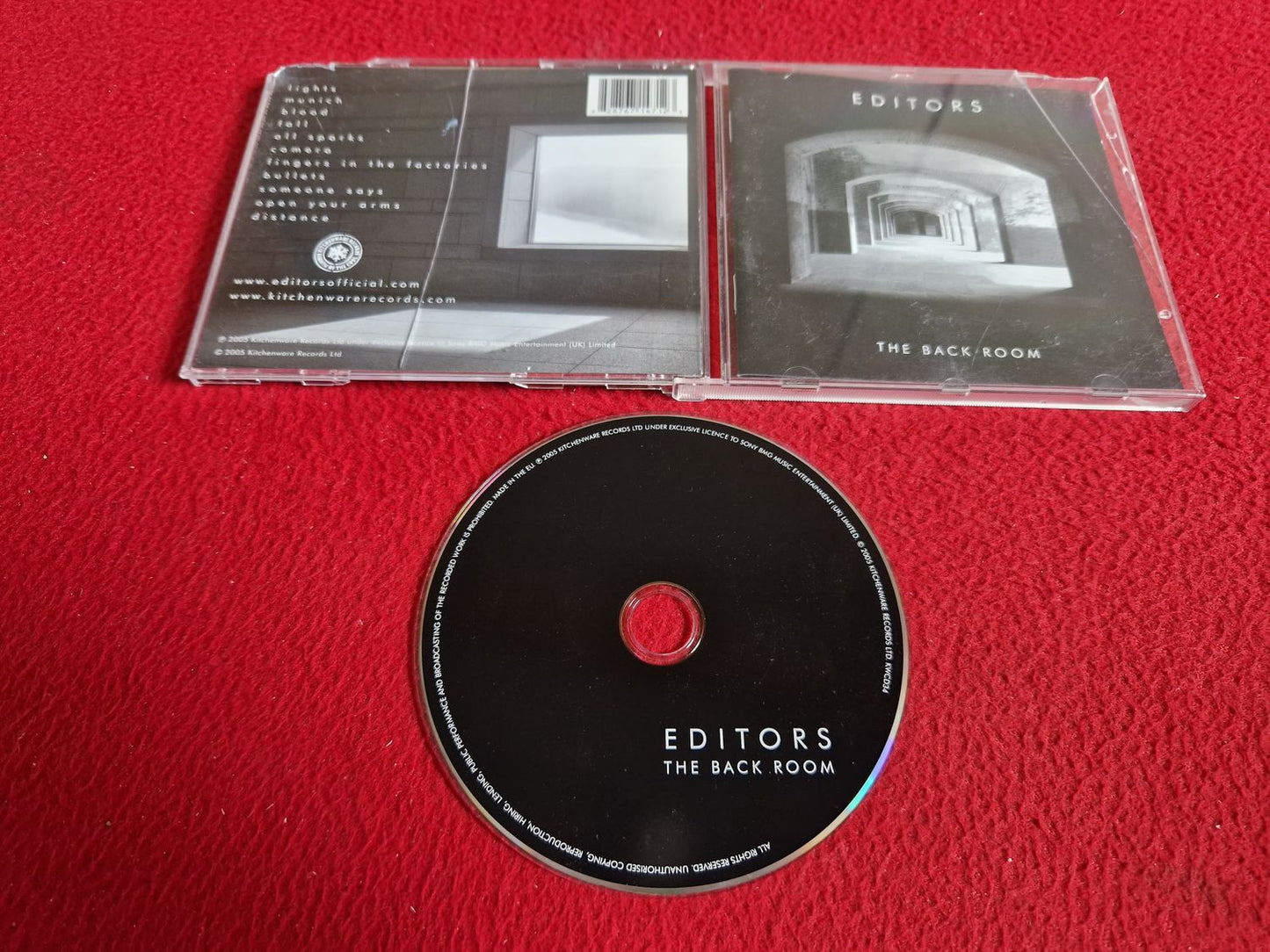 EDITORS THE BACK ROOM CD