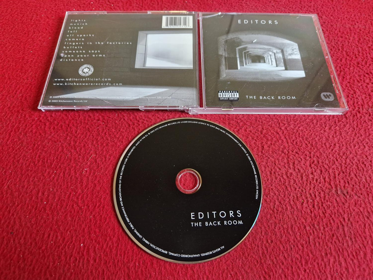 EDITORS THE BACK ROOM CD