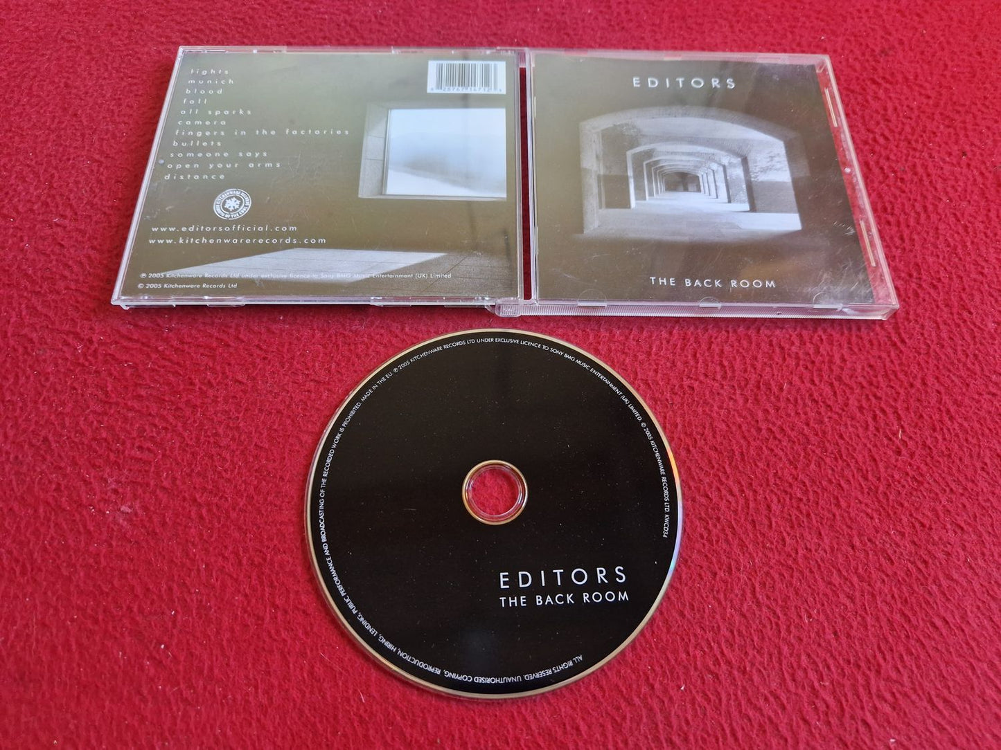 EDITORS THE BACK ROOM CD