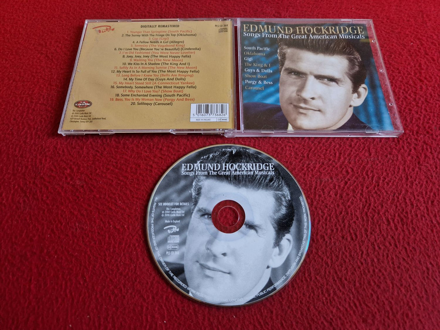 EDMUND HOCKRIDGE SONGS FROM THE GREAT AMERICAN MUSICALS CD