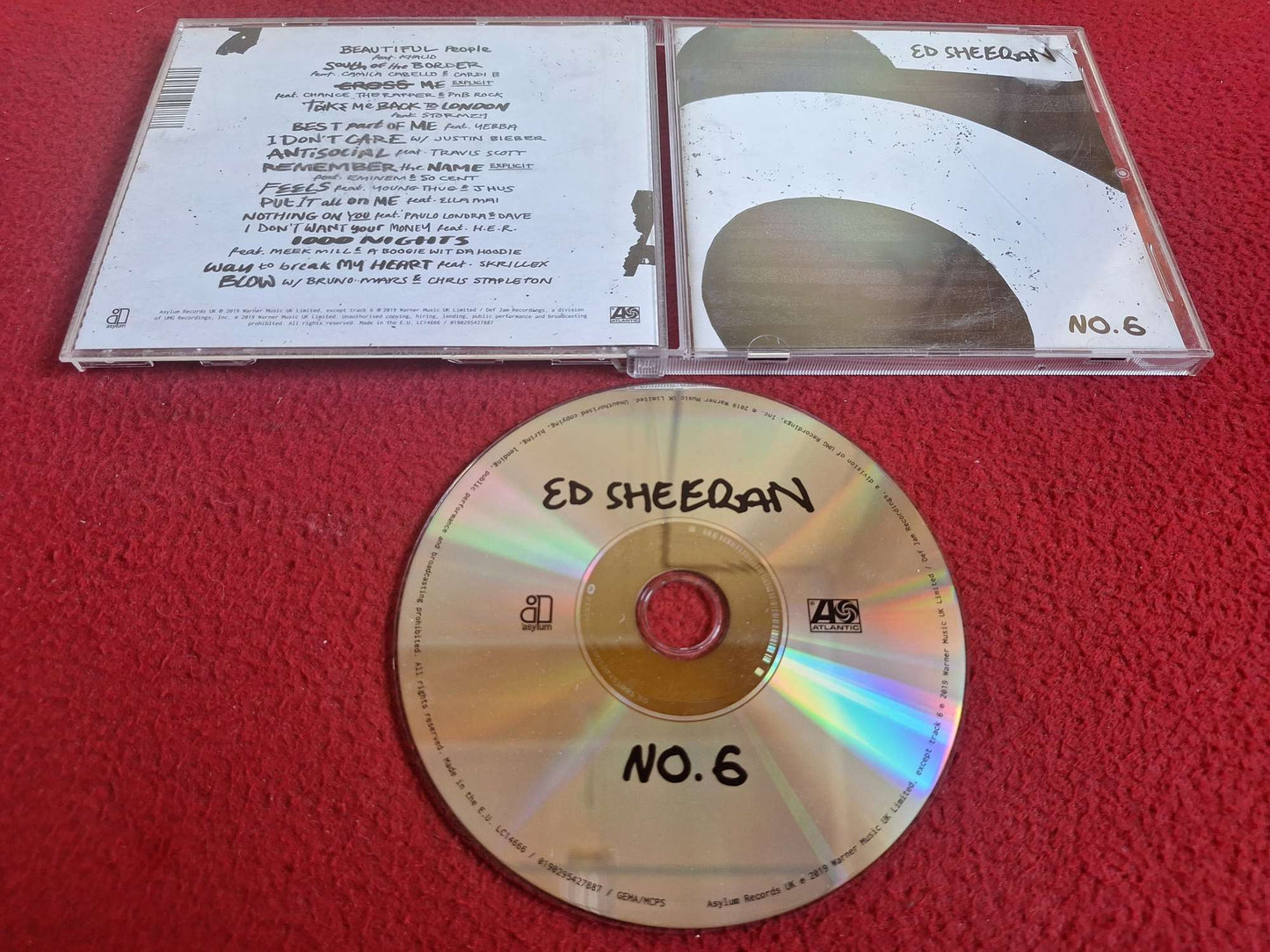 ED SHEERAN NO. 6 CD