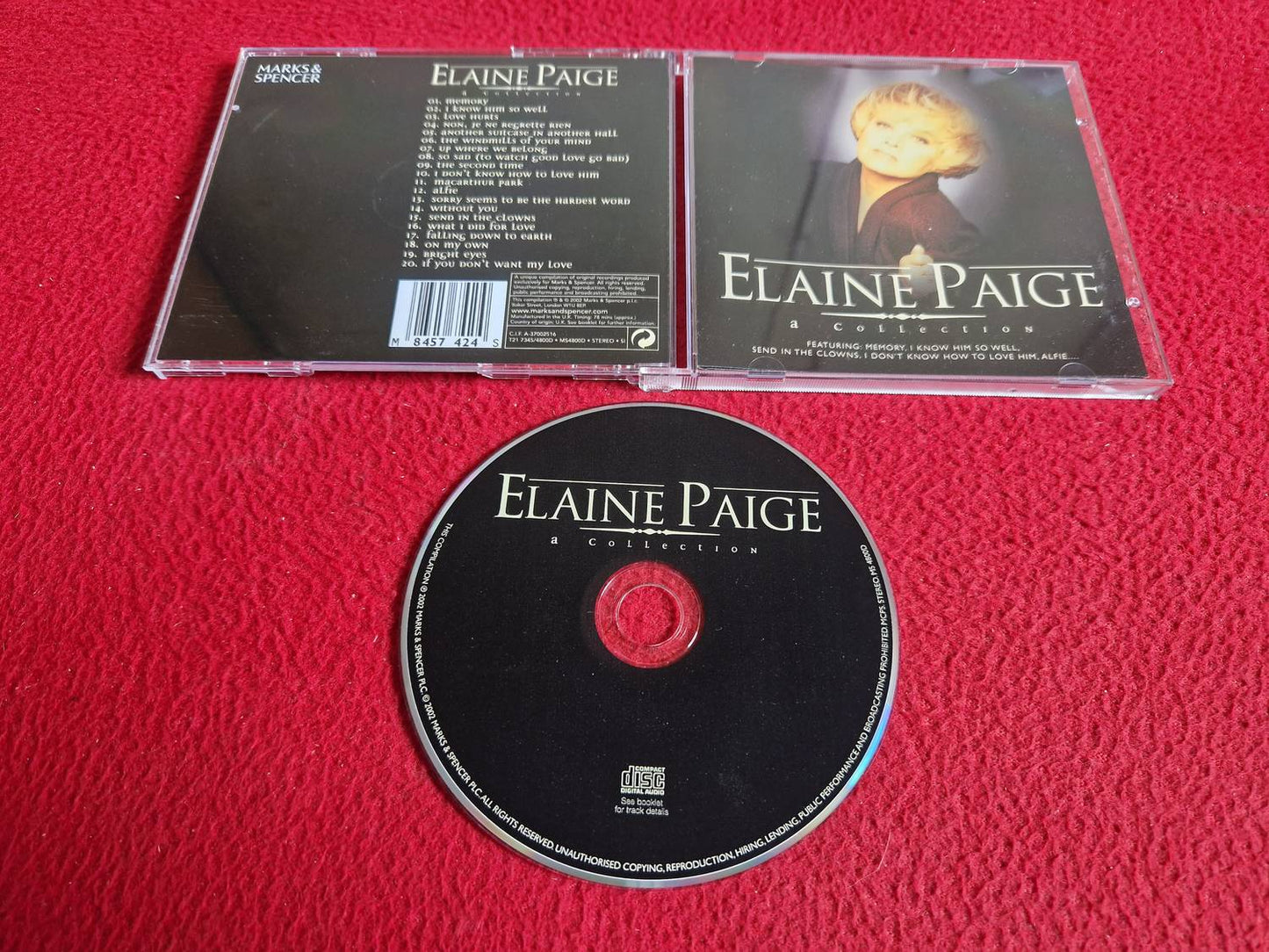 ELAINE PAIGE A COLLECTION CD