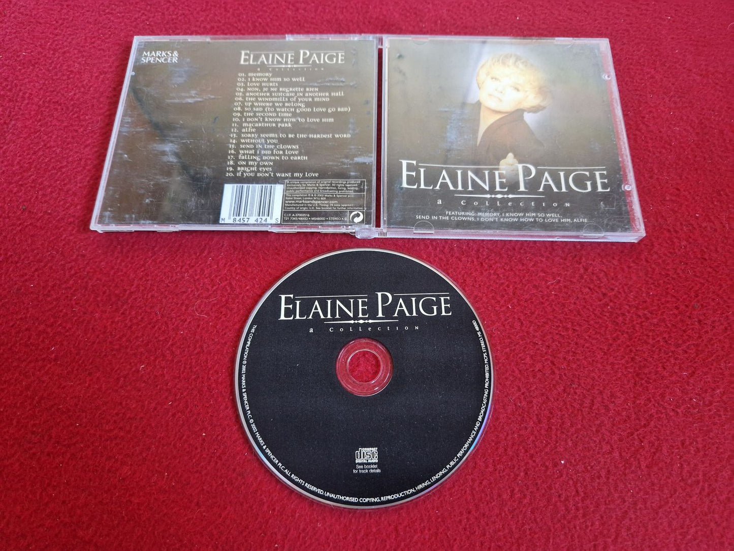 ELAINE PAIGE A COLLECTION CD