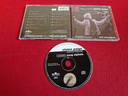 ELAINE PAIGE AND PERFORMANCE SONG STYLISTS CD