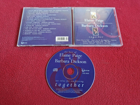 ELAINE PAIGE & BARBARA DICKSON TOGETHER THE BEST OF till CD