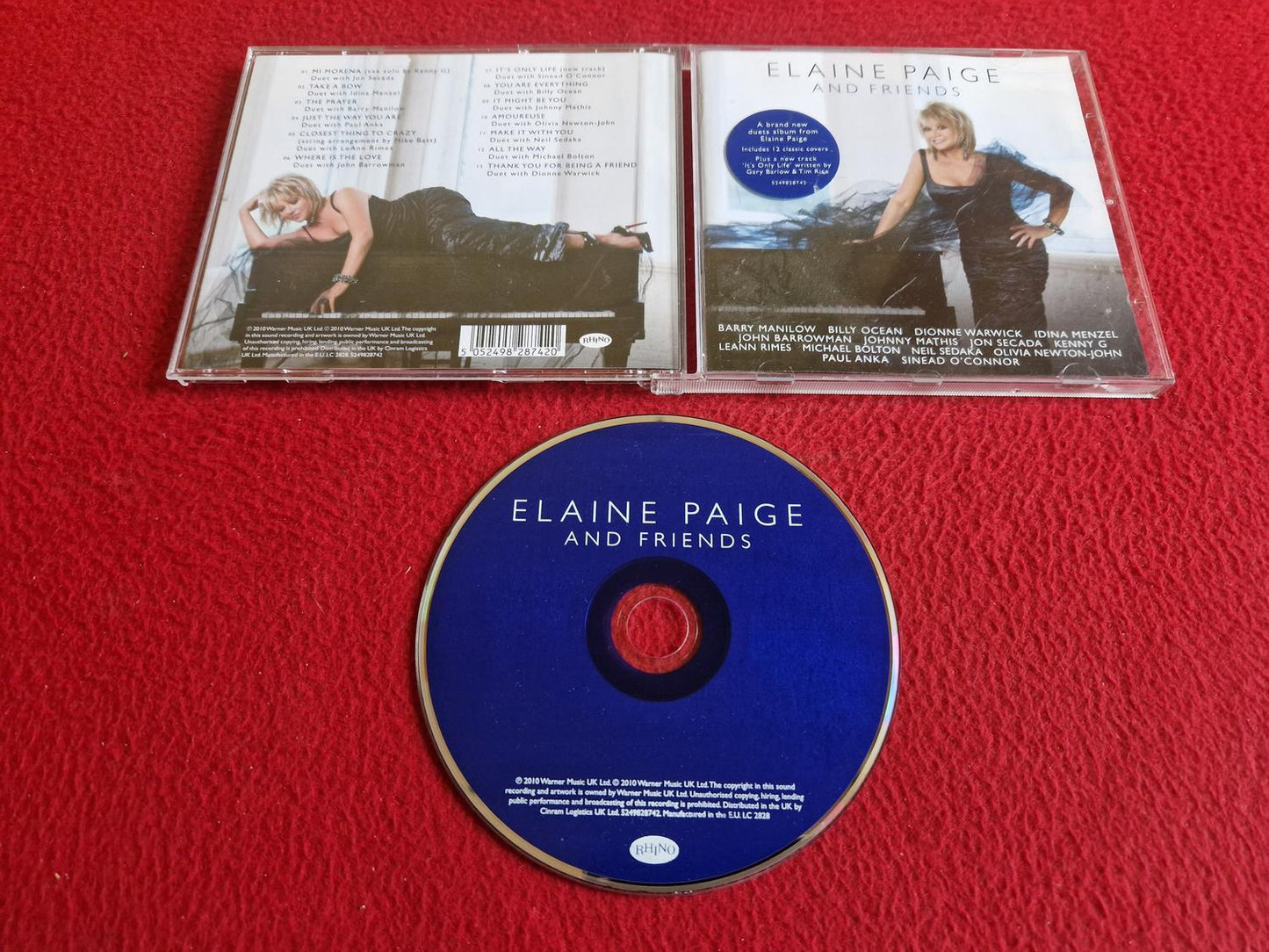 ELAINE PAIGE - ELAINE PAIGE AND FRIENDS CD