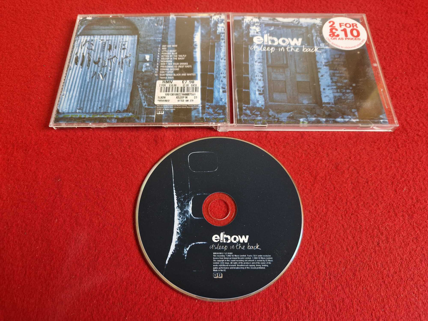 ELBOW ASLEEP IN THE BACK CD