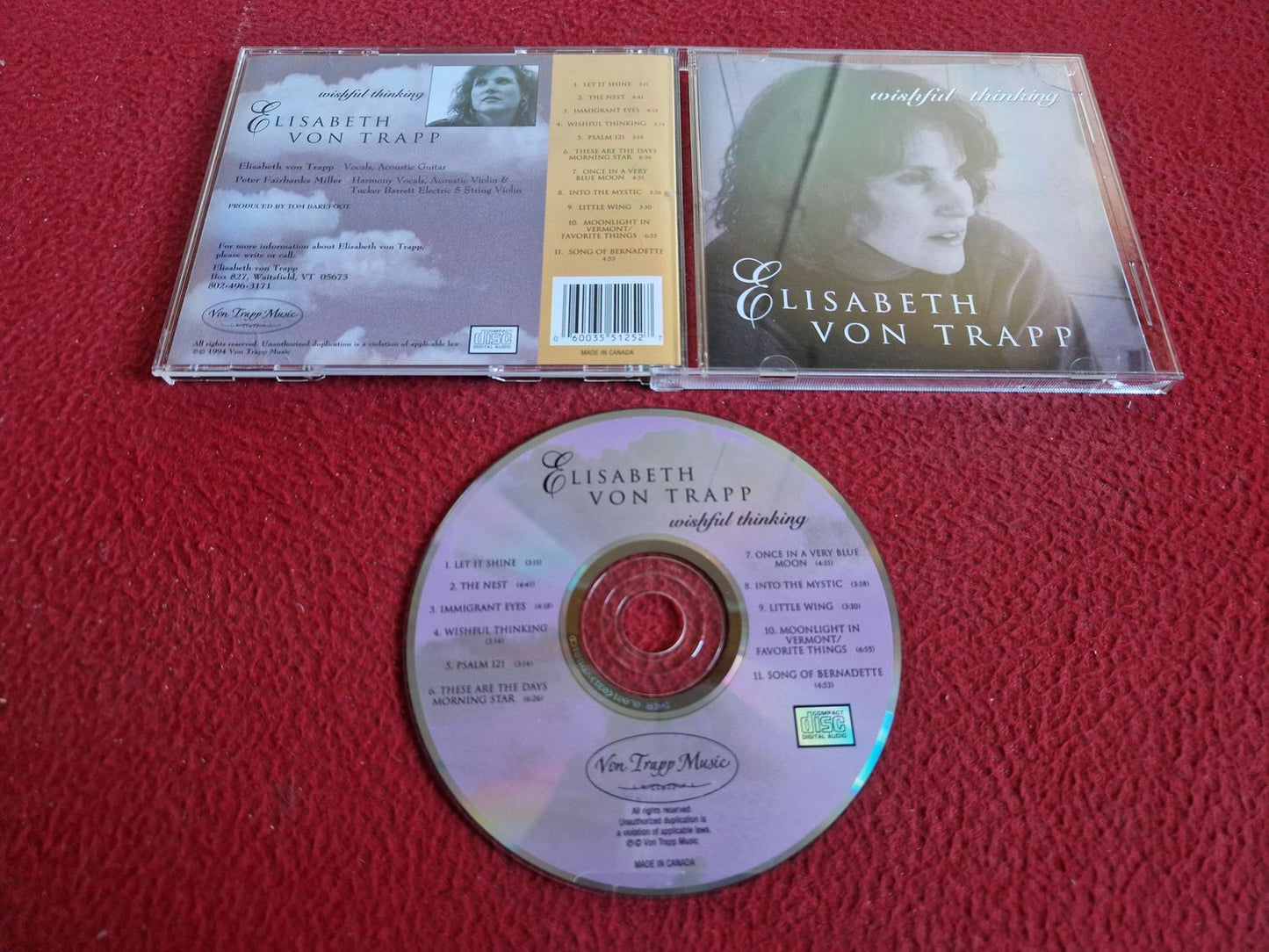 ELISABETH VON TRAPP WISHFUL THINKING CD