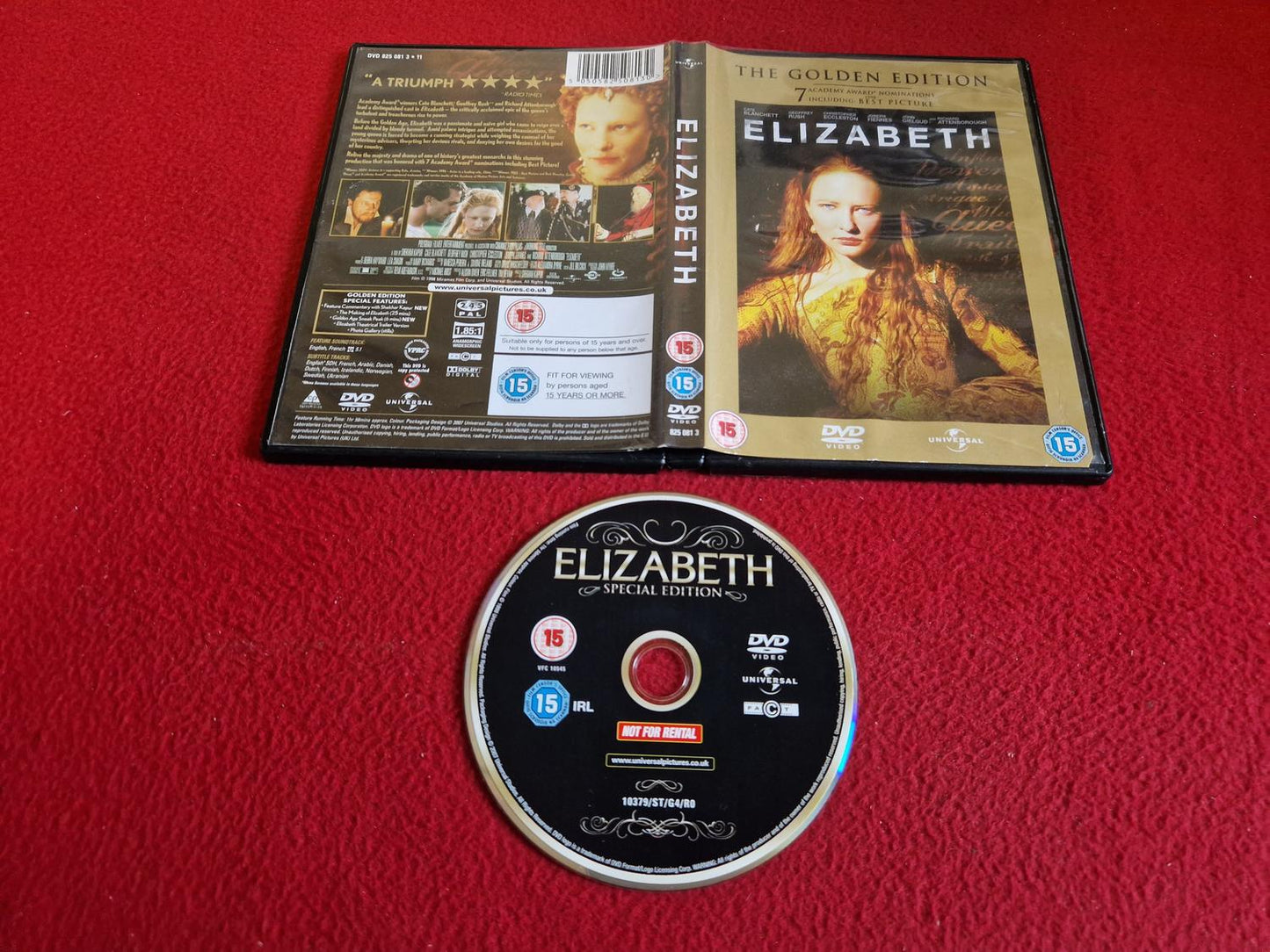 ELIZABETH DVD