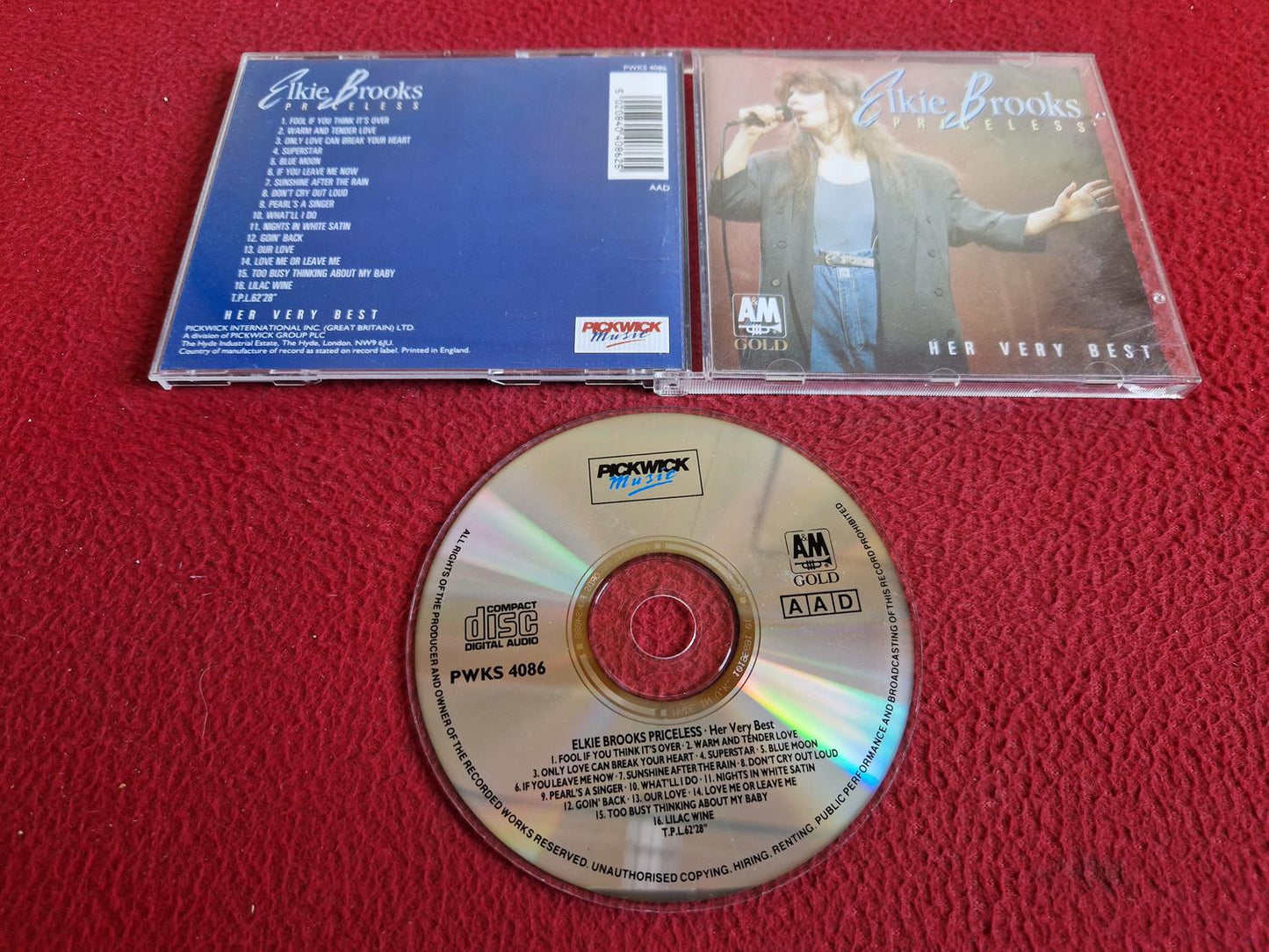 ELKIE BROOKS PRICELESS HER VERY BEST CD